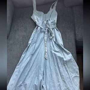 Holding Horses Light Blue Denim Top